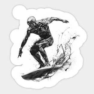 SILVER SURFER CHARCOAL Sticker